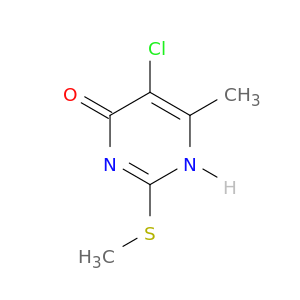 4(3H)-Pyrimidinone,5-chloro-6-methyl-2-(methylthio)-