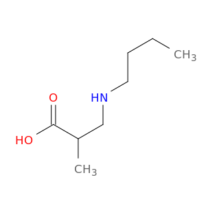 Propanoic acid, 3-(butylamino)-2-methyl-