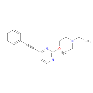 Ethanamine, N,N-diethyl-2-[[4-(phenylethynyl)-2-pyrimidinyl]oxy]-