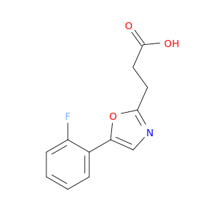 3-[5-(2-Fluorophenyl)-1,3-oxazol-2-yl]propanoic Acid