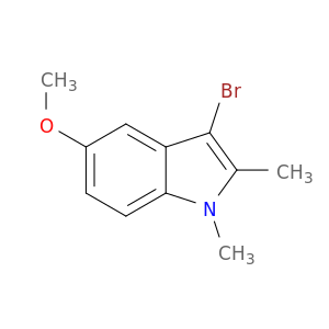 1H-Indole, 3-bromo-5-methoxy-1,2-dimethyl-