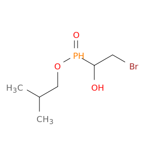 Phosphinic acid, (2-bromo-1-hydroxyethyl)-, 2-methylpropyl ester