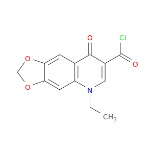 1,3-Dioxolo[4,5-g]quinoline-7-carbonylchloride, 5-ethyl-5,8-dihydro-8-oxo-