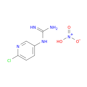 Guanidine, (6-chloro-3-pyridinyl)-, mononitrate