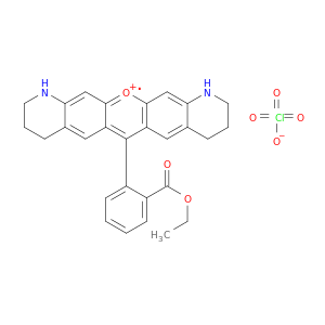 Pyrano[3,2-g:5,6-g']diquinolin-13-ium, 6-[2-(ethoxycarbonyl)phenyl]-1,2,3,4,8,9,10,11-octahydro-, perchlorate (9CI)