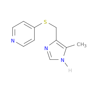 Pyridine, 4-[[(5-methyl-1H-imidazol-4-yl)methyl]thio]-
