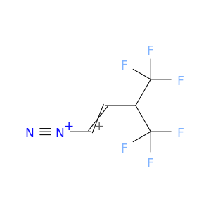 Butenylium, 1-diazonio-4,4,4-trifluoro-3-(trifluoromethyl)-