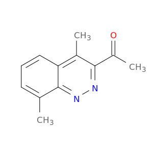 Ethanone, 1-(4,8-dimethyl-3-cinnolinyl)-