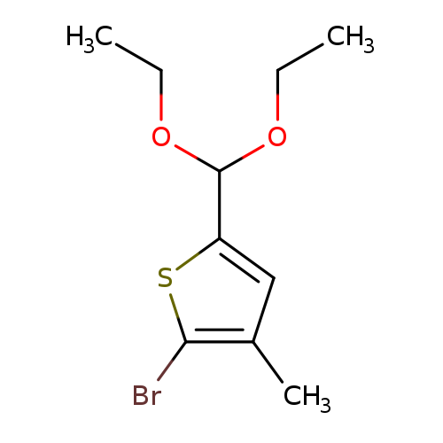 Thiophene, 2-bromo-5-(diethoxymethyl)-3-methyl-