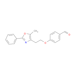 Benzaldehyde,4-[2-(5-methyl-2-phenyl-4-oxazolyl)ethoxy]-