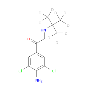 乙酮,1-(4-氨基-3,5-二氯苯基)-2-[[1,1-二(甲基-D3)乙基-2,2,2-D3]氨基]-
