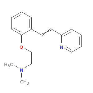 Ethanamine, N,N-dimethyl-2-[2-[2-(2-pyridinyl)ethenyl]phenoxy]-