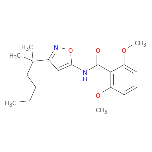 Benzamide, N-[3-(1,1-dimethylpentyl)-5-isoxazolyl]-2,6-dimethoxy-