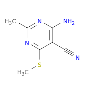 4-AMINO-5-CYANO-2-METHYL-6-(METHYLTHIO)PYRIMIDINE