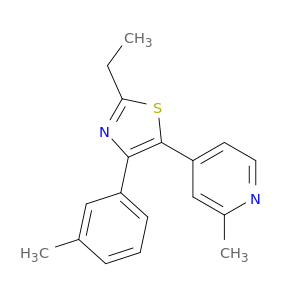 2-ETHYL-4-(3-METHYLPHENYL)-5-(2-METHYL-4-PYRIDYL)-1,3-THIAZOLE