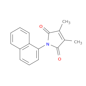 1H-Pyrrole-2,5-dione, 3,4-dimethyl-1-(1-naphthalenyl)-