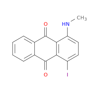 9,10-Anthracenedione, 1-iodo-4-(methylamino)-