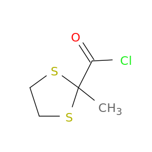 1,3-Dithiolane-2-carbonylchloride, 2-methyl-