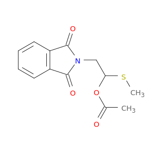 1H-Isoindole-1,3(2H)-dione, 2-[2-(acetyloxy)-2-(methylthio)ethyl]-