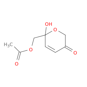 2H-Pyran-3(6H)-one, 6-[(acetyloxy)methyl]-6-hydroxy-