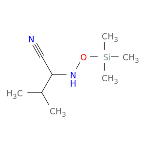 Butanenitrile, 3-methyl-2-[[(trimethylsilyl)oxy]amino]-