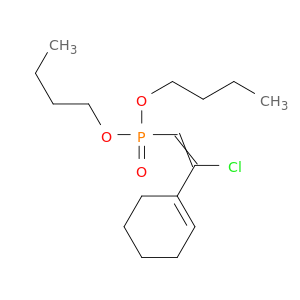 Phosphonic acid, [2-chloro-2-(1-cyclohexen-1-yl)ethenyl]-, dibutyl ester