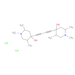 4,4'-buta-1,3-diyne-1,4-diylbis(1,2,5-trimethylpiperidin-4-ol) dihydrochloride