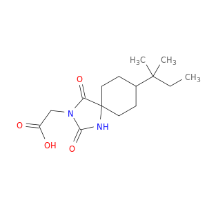 2-(2,4-Dioxo-8-(tert-pentyl)-1,3-diazaspiro[4.5]decan-3-yl)acetic acid