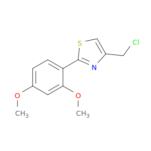 4-(氯甲基)-2-(2,4-二甲氧基苯基)噻唑