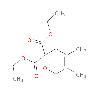 2H-Pyran-2,2-dicarboxylic acid, 3,6-dihydro-4,5-dimethyl-, diethyl ester