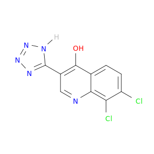 4-Quinolinol, 7,8-dichloro-3-(1H-tetrazol-5-yl)-