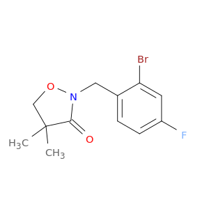 3-Isoxazolidinone, 2-[(2-bromo-4-fluorophenyl)methyl]-4,4-dimethyl-