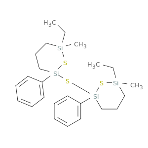 1-Thia-2,6-disilacyclohexane, 2,2'-thiobis[6-ethyl-6-methyl-2-phenyl-