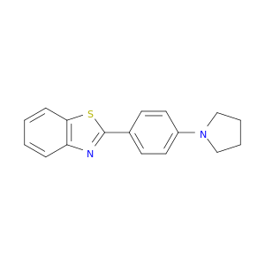 2-(4-PYRROLIDIN-1-YL-PHENYL)-BENZO[D]THIAZOLE