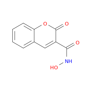 2H-1-Benzopyran-3-carboxamide, N-hydroxy-2-oxo-