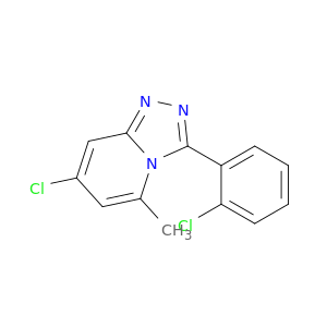 7-Chloro-3-(2-chlorophenyl)-5-methyl-[1,2,4]triazolo[4,3-a]pyridine