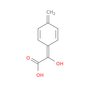 Acetic acid, hydroxy(4-methylene-2,5-cyclohexadien-1-ylidene)-