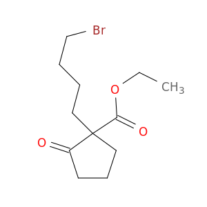 Cyclopentanecarboxylic acid, 1-(4-bromobutyl)-2-oxo-, ethyl ester