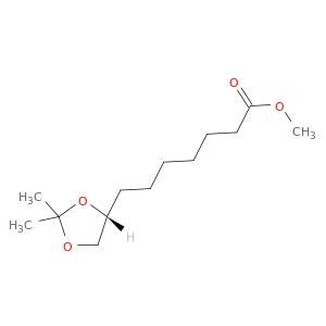 1,3-Dioxolane-4-heptanoic acid, 2,2-dimethyl-, methyl ester, (R)-