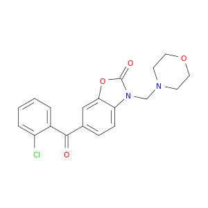 2(3H)-Benzoxazolone, 6-(2-chlorobenzoyl)-3-(4-morpholinylmethyl)-