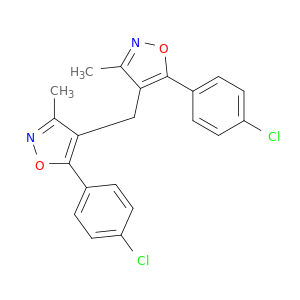 Isoxazole, 4,4'-methylenebis[5-(4-chlorophenyl)-3-methyl-