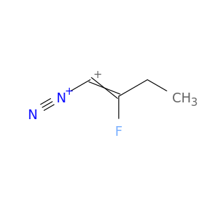 Butenylium, 1-diazonio-2-fluoro-
