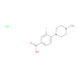 3-Fluoro-4-(4-Methylpiperazin-1-Yl)Benzoic Acid Hydrochloride