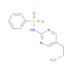 Benzenesulfonamide, N-(5-propyl-2-pyrimidinyl)-