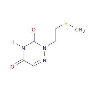 1,2,4-Triazine-3,5(2H,4H)-dione, 2-[2-(methylthio)ethyl]-