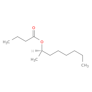 Butanoic acid, (1R)-1-methylheptyl ester