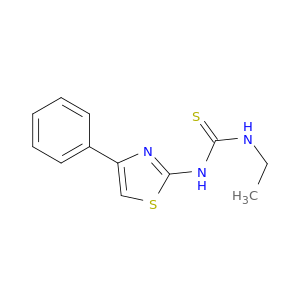 Thiourea, N-ethyl-N'-(4-phenyl-2-thiazolyl)-
