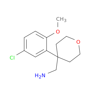 [4-(5-Chloro-2-methoxyphenyl)oxan-4-yl]methanamine