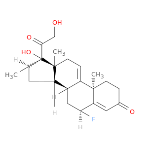 Pregna-4,9(11)-diene-3,20-dione, 6-fluoro-17,21-dihydroxy-16-methyl-, (6alpha,16alpha)-