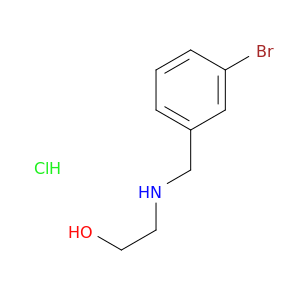 2-{[(3-Bromophenyl)methyl]amino}ethan-1-ol Hydrochloride